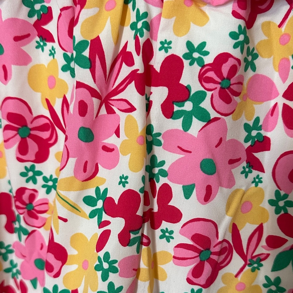 Vibrant Floral Mini Dress - Picture 2 of 6